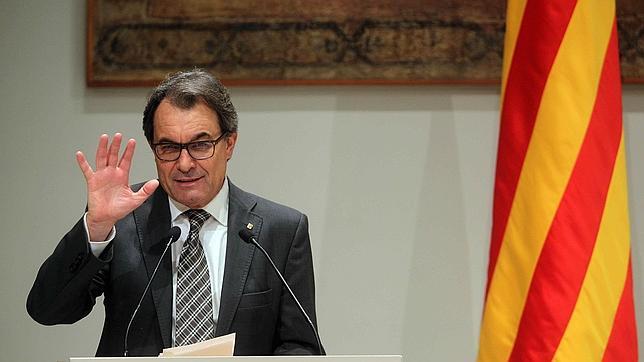 El presidente catalán, Artur mas