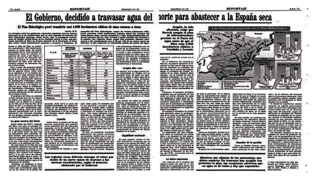 La «guerra del agua»: un conflicto enquistado más de dos décadas