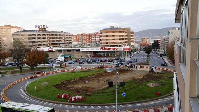 Rotonda de Coia, en Vigo, motivo de la polémica con Abel Caballero