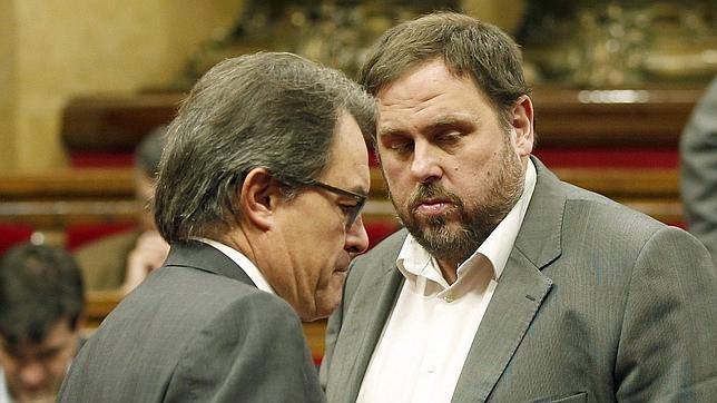 Artur Mas y Oriol Junqueras