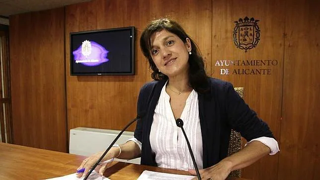 Marta García Romeu, portavoz del equipo de gobierno del Ayuntamiento de Alicante, en una foto de archivo