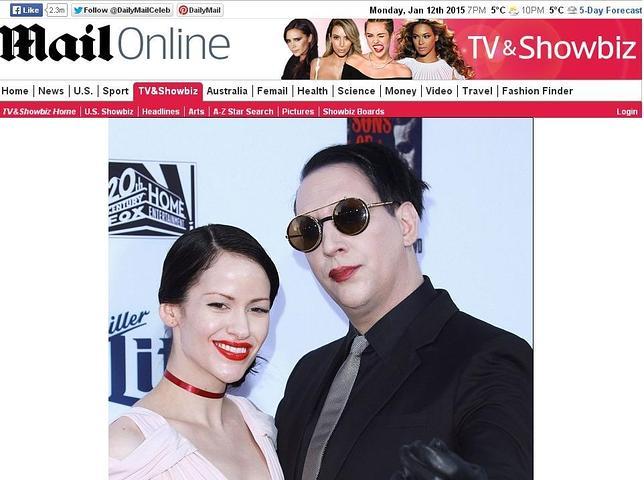 Marilyn Manson tiene sexo hasta cinco veces al día...pero con ropa interior