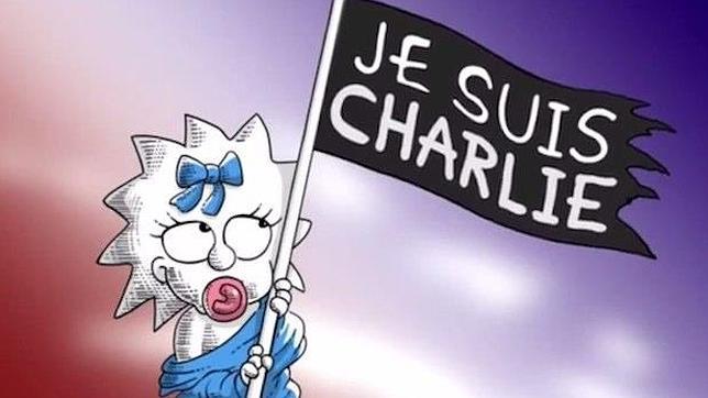 «Los Simpson» también claman «Je suis Charlie»