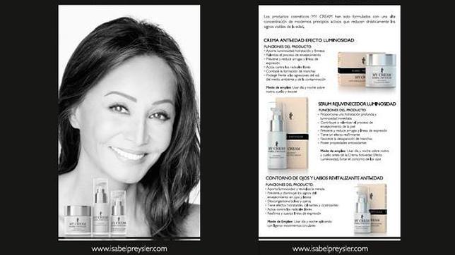 Isabel Preysler lanza su propia línea de cosmética