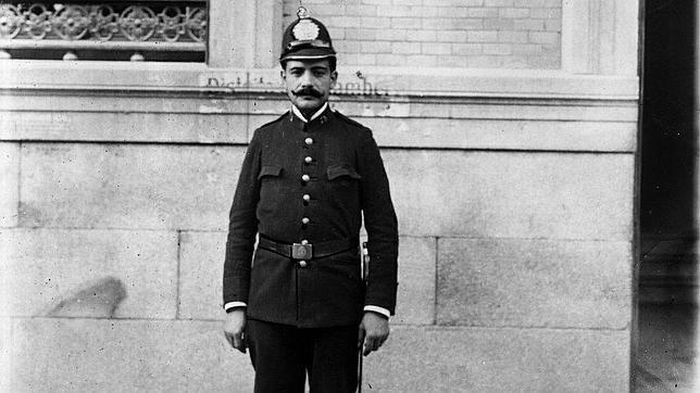 El policía José Fernandez, en 1912