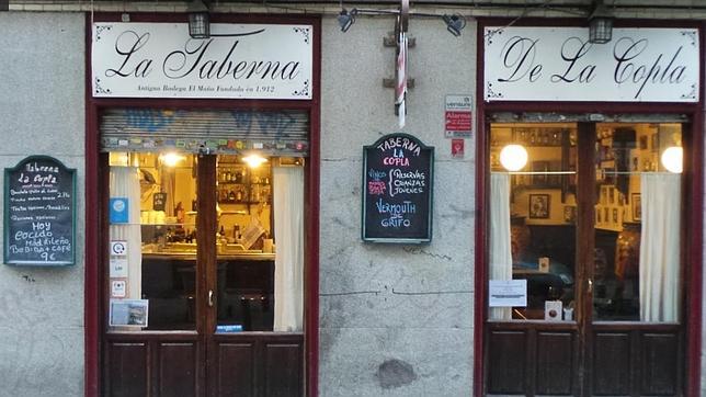 La Taberna La Copla, abierta desde 1912
