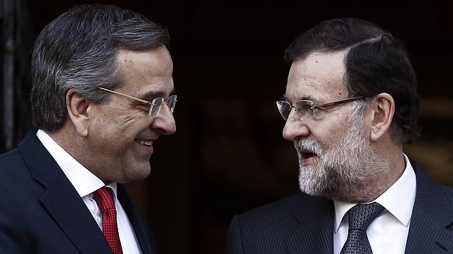 Samarás y Rajoy se han reunido en Atenas