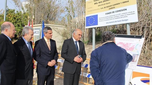 Garre inaugura dos colectores en Albudeite y Campos del Río