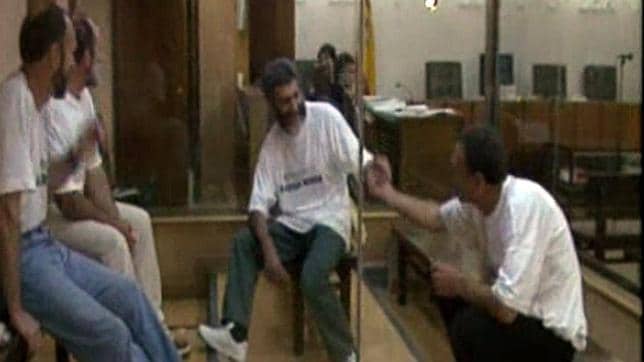 Los cuatro responsables del secuestro de Ortega Lara, durante su juicio en la Audiencia Nacional