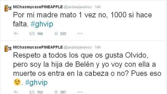 Andrea Janeiro, el gran apoyo de Belén Esteban en «GHVIP»