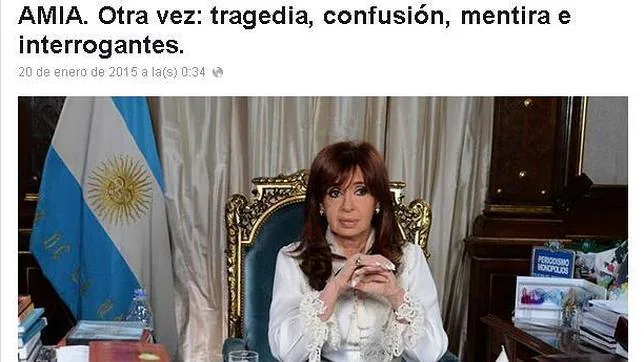 Fernández apunta al suicidio como hipótesis de la muerte de Nisman