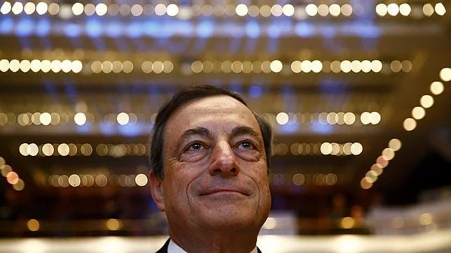 El mercado vive esta semana pendiente de la reunión de mañana del BCE. En la imagen, Mario Draghi, su presidente