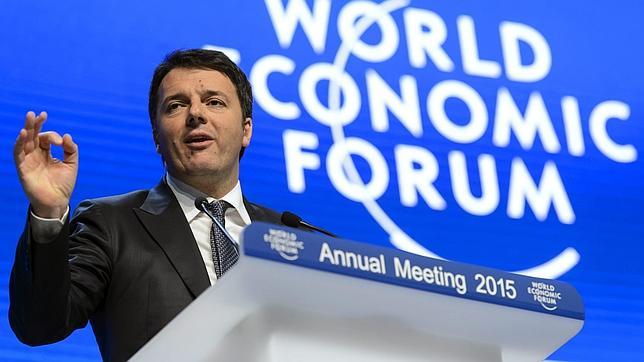 Renzi inaugura el foro de Davos con una crítica a la austeridad