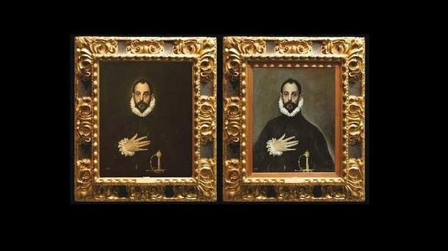 El «Caballero de la mano en el pecho», antes y después