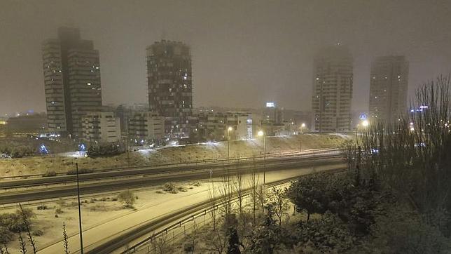 Alerta amarilla por nieve de hasta 5 centímetros en la Sierra de Madrid