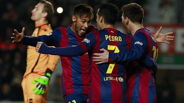 Messi y Neymar abusan del Elche