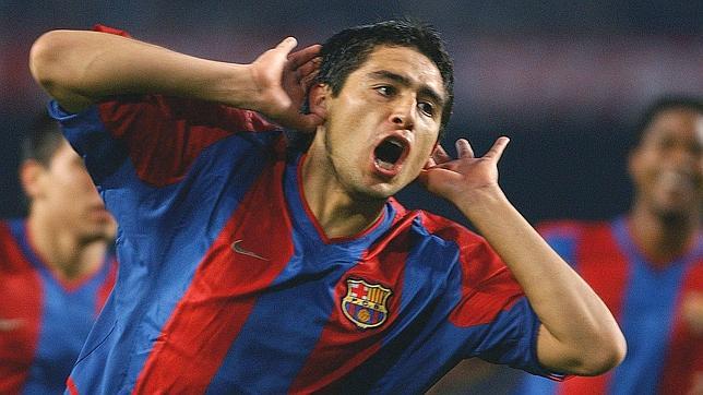 Riquelme: Iniesta, el amigo; Maradona, el más grande