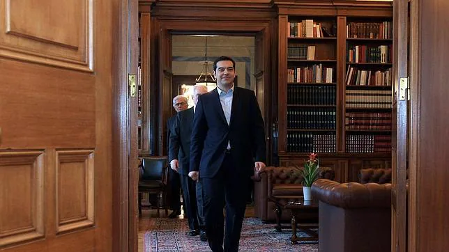 Alexis Tsipras tras la toma de posesión