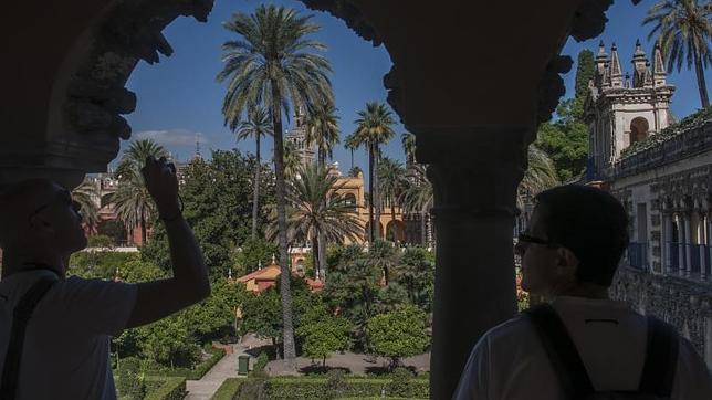 Preparativos del rodaje de Juego de Tronos, en Sevilla
