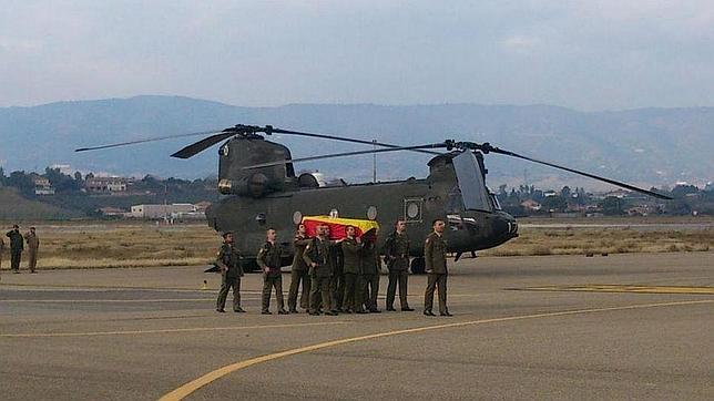 Llega a Córdoba el féretro del cabo Javier Soria, fallecido en el sur de Líbano