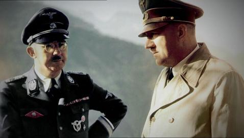 Himmler, junto a Adolf Hitler