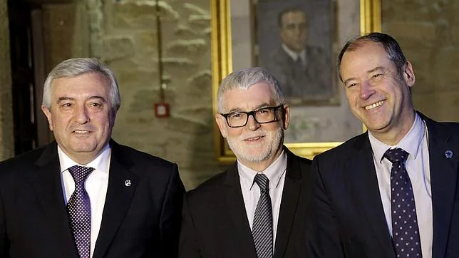 Rectores de las tres universidades gallegas