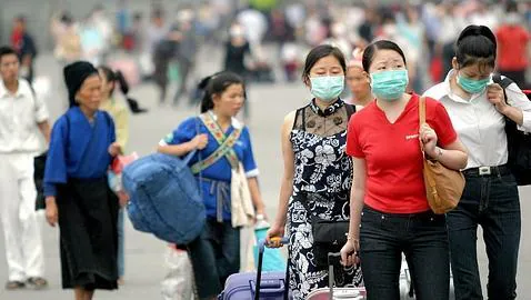 La histeria de la gripe en Hong Kong