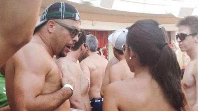 Ronaldo, en una fiesta de verano