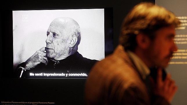 La muestra «Picasso TV» lleva a Valencia a faceta más humana y próxima del artista