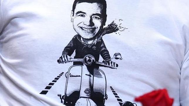 Una de las camisetas que lucieron los seguidores de Tomás Gómez durante las primarias de 2010