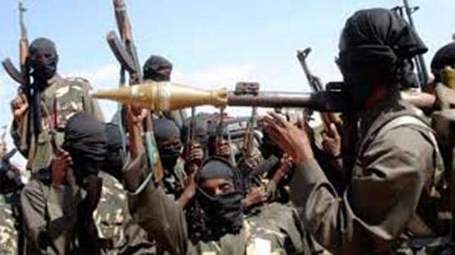 Terroristas de la banda Boko Haram hace una exhibición de fuerza