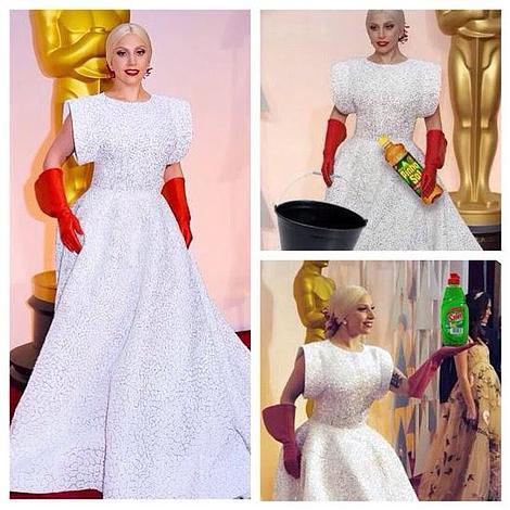 La historia detrás de los guantes de fregona de Lady Gaga