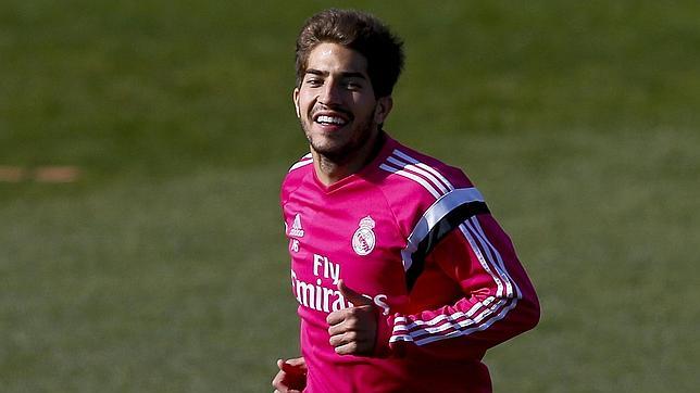 Lucas Silva, durante un entrenamiento