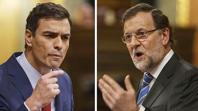 Así fue el día de Mariano Rajoy y Pedro Sánchez fuera del Congreso