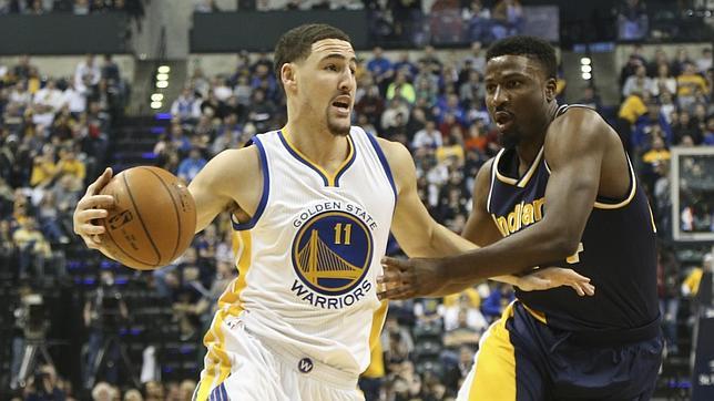 Experimento sin luz para Klay Thompson