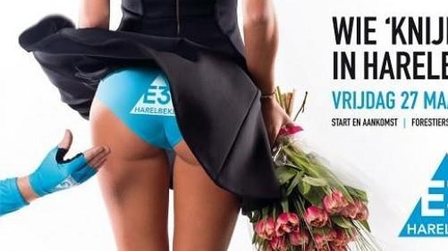 La UCI critica el cartel sexista de la Harelbeke