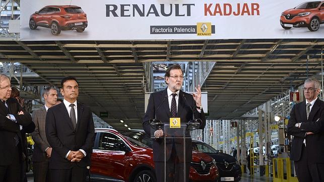 Rajoy desea que la apuesta de Renault por España se mantenga «siempre»