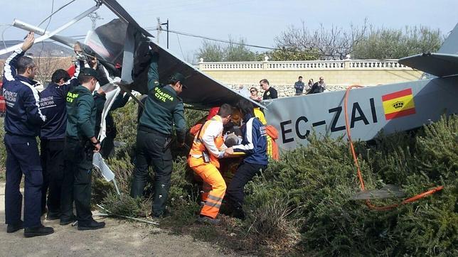 Herido el piloto de una avioneta que se ha estrellado en Ontinyent