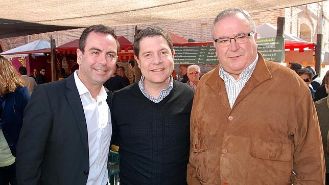 José Guitérrez, Emiliano García-Page y Javier Corrochano