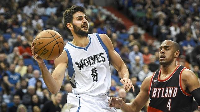 Recital de asistencias y canasta clave para Ricky Rubio ante los Blazers