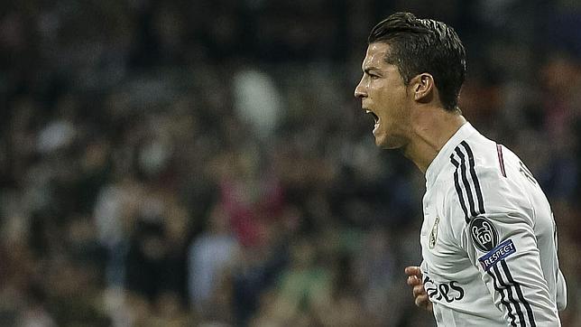 Cristiano celebró con rabia el primer gol del Real Madrid