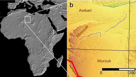 Una «alfombra de herramientas» en el Sáhara, el paisaje más antiguo hecho por el hombre