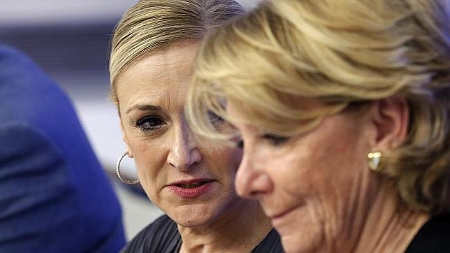 Cristina Cifuentes, a Esperanza Aguirre: «Sin tu ayuda no puedo ganar las elecciones»