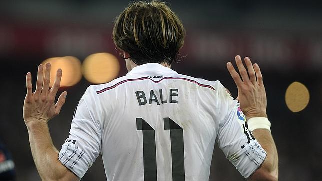 Bale, apenas dos goles en 2015