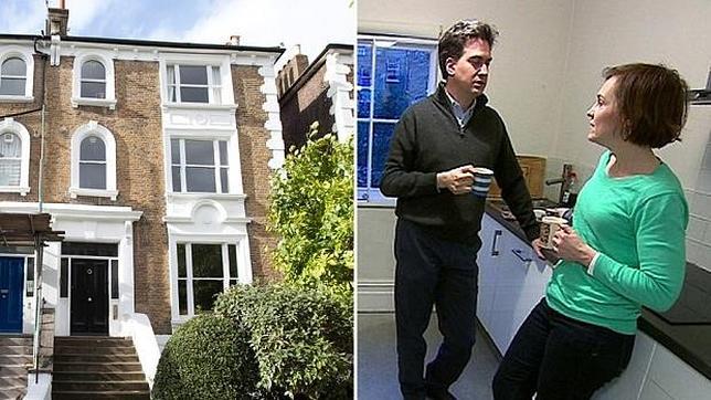 Miliband se muestra austero en su pequeña cocina... y la prensa descubre que tiene una grande