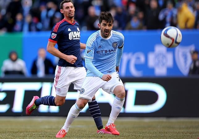 Villa estrena el Yankee Stadium con su primer gol en la Liga americana