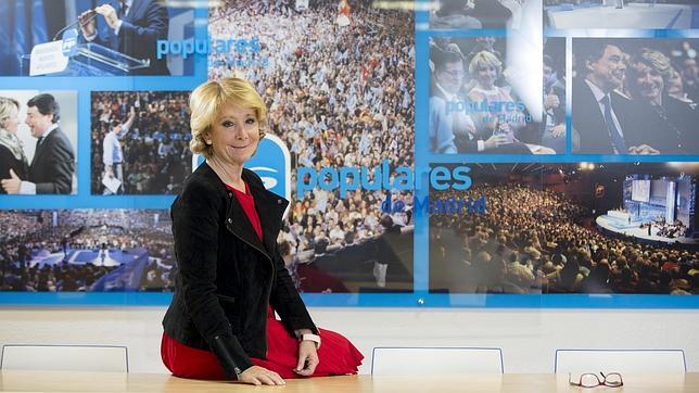 Esperanza Aguirre: «Propuse a Ignacio González de candidato; me dolió que no lo fuera»