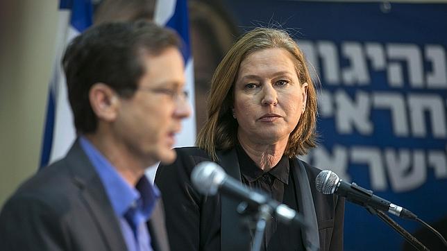 Livni (derecha) y Herzog (izquierda) en una imagen de archivo