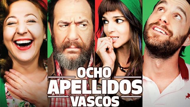 El cartel de la taquillera película «Ocho apellidos vascos»