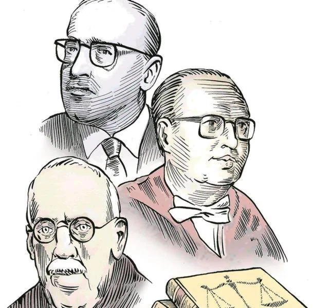 Luis Recasens Siches, Luis Legaz Lacambra y Adolfo Posada